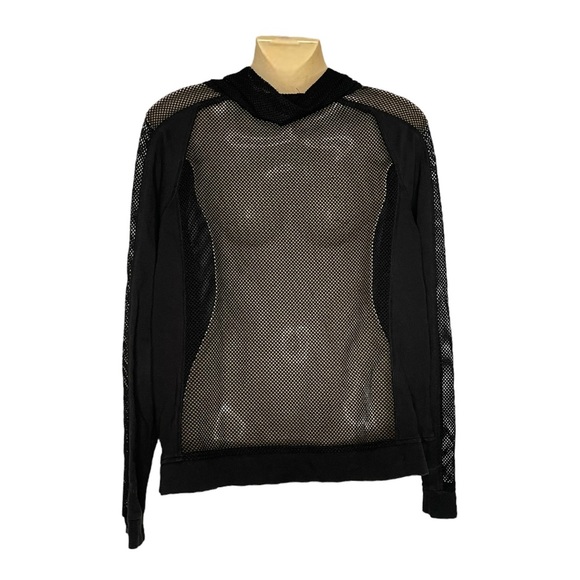 CG Sport Mesh Zip Front Top Swim Coverup Shirt Large - Picture 4 of 6